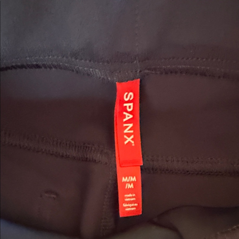 SPANX Black High-Waist Ponte Leggings - Picture 2 of 4
